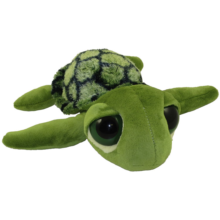 Aurora World Plush - Dreamy Eyes - SLIDE SEA TURTLE (Wide Eyes - 10 inch)