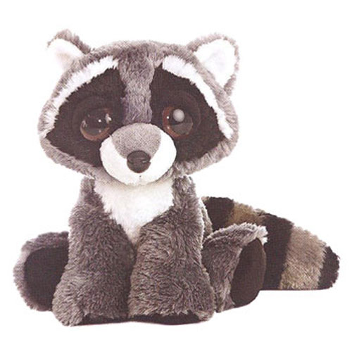 purple raccoon stuffed animal