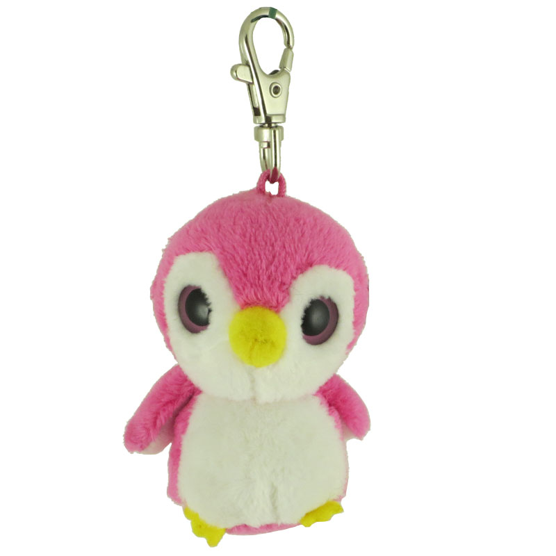 Aurora World Plush - YooHoo Friends Clip On - KOOKEE the Pink Penguin (3 inch)