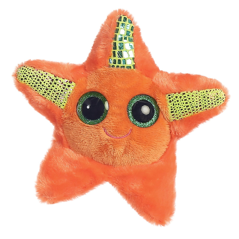 Aurora World Plush - YooHoo Friends - STAREE the Orange & Green Starfish (5 inch)