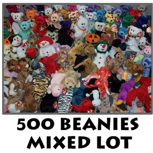 List Beanie Babies on Ty Beanie Babies   Mixed Lot Of 500 Beanies  Bbtoystore Com   Toys