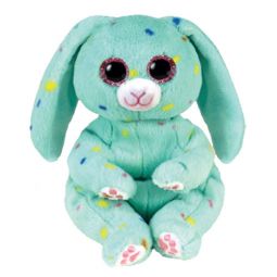TY Beanie Baby (Beanie Bellies) - APRIL the Green Easter Bunny Rabbit (6 inch)