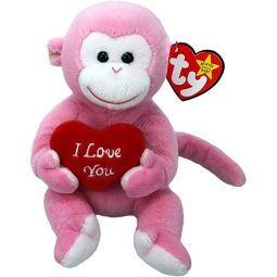 TY Beanie Baby - CHERUB the Valentine's Monkey (6 inch)*Limited Edition*