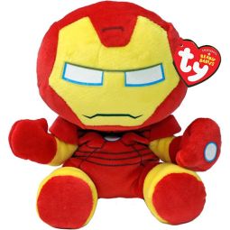 TY Beanie Baby Marvel Super Heroes - IRON MAN [2023](Soft Body - 7.5 inch)