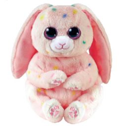 TY Beanie Baby (Beanie Bellies) - MAY the Pink Easter Bunny (6 inch)