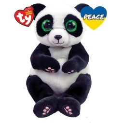 TY Beanie Baby - YING the Panda Bear (6 inch)(Extra Ukraine PEACE Tag) *Save the Children*