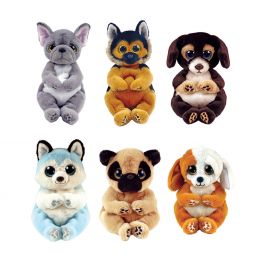 TY Beanie Babies (Bellies) - SET of 6 DOGS (Spring 2022 Releases)(Ranger, Izzy, Ruggles +3)