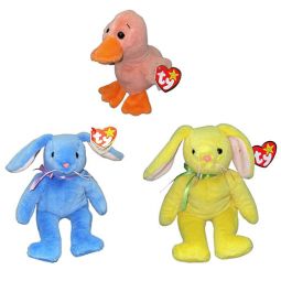 TY Beanie Babies - SET OF 3 Easter 2024 Releases [Marsh, Quacker & Willow] *Limited Edition*