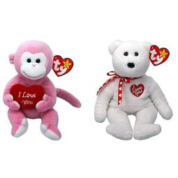 TY Beanie Babies - SET OF 2 Valentine's Day 2024 Releases [Cherub & Scarlett] *Limited Edition*