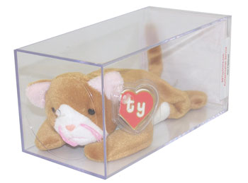 Authenticated TY Beanie Baby - NIP the Cat (White Face Version) (2nd Gen Hang Tag - 98% Mint)