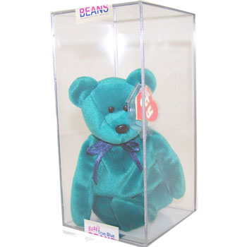 Authenticated TY Beanie Baby - TEDDY TEAL - NEW FACE (2nd Gen Hang Tag - Creased)