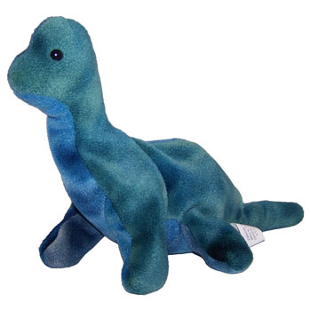 TY Beanie Baby - BRONTY the Dinosaur (No Hang Tag)
