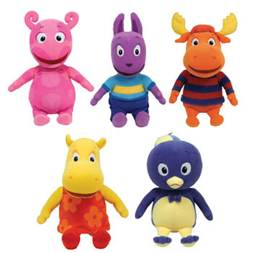 TY Beanie Buddies - Nick Jr. The BACKYARDIGANS (Complete Set of 5)