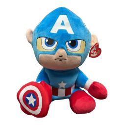 TY Beanie Buddy - Marvel Super Heroes - CAPTAIN AMERICA [2023](Soft Body - 12 inch)