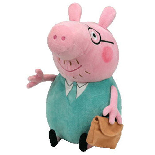 TY Beanie Buddy - DADDY the Pig (UK Exclusive - Peppa Pig)