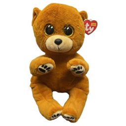TY Beanie Buddy (Beanie Bellies) - DUNCAN the Brown Bear (10 inch)