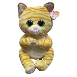 TY Beanie Buddy (Beanie Bellies) - MANGO the Gold Tabby Cat (10 inch)