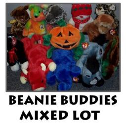 TY Beanie Buddies - Mixed Lot of 10 Buddies (All Different) (10 to 15 inches)