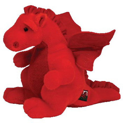 TY Beanie Buddy - Y DDRAIG GOCH the Dragon (UK Exclusive)