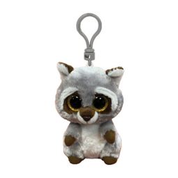 TY Beanie Boos - OAKIE the Raccoon (Glitter Eyes)(Key Clip - 3 inch)