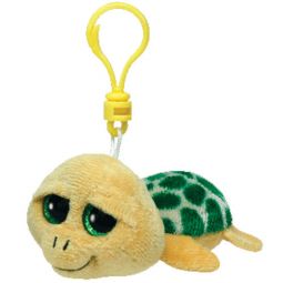 TY Beanie Boos - POKEY the Yellow Turtle (Glitter Eyes) (Plastic Key Clip - 3 inch)