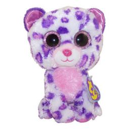 TY Beanie Boos - GLAMOUR the Purple Leopard (Regular Size - 6 inch)*Limited Exclusive*