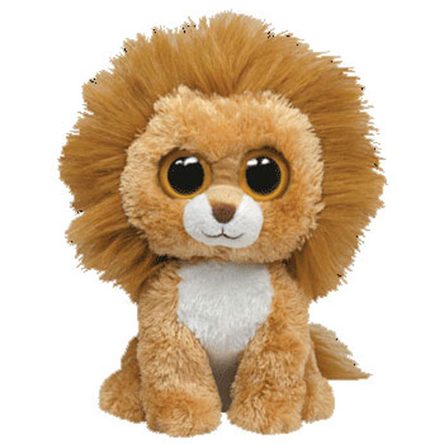TY Beanie Boos - KING the Lion (Solid Eye Color) (Medium Size - 9 inch)