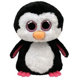 TY Beanie Boos - PADDLES the Penguin (Solid Eye Color) (Medium Size - 9 inch)