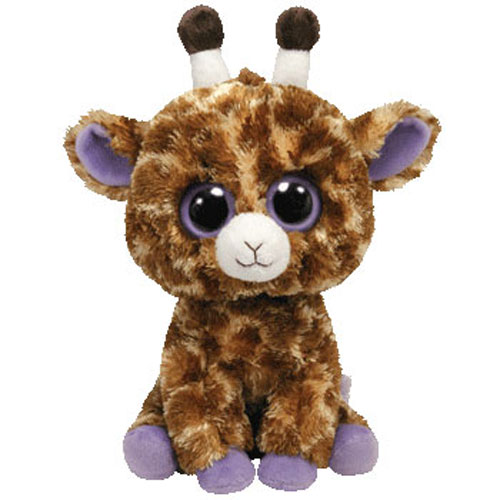 TY Beanie Boos - SAFARI the Giraffe (Solid Eye Color) (Medium Size - 9 inch)