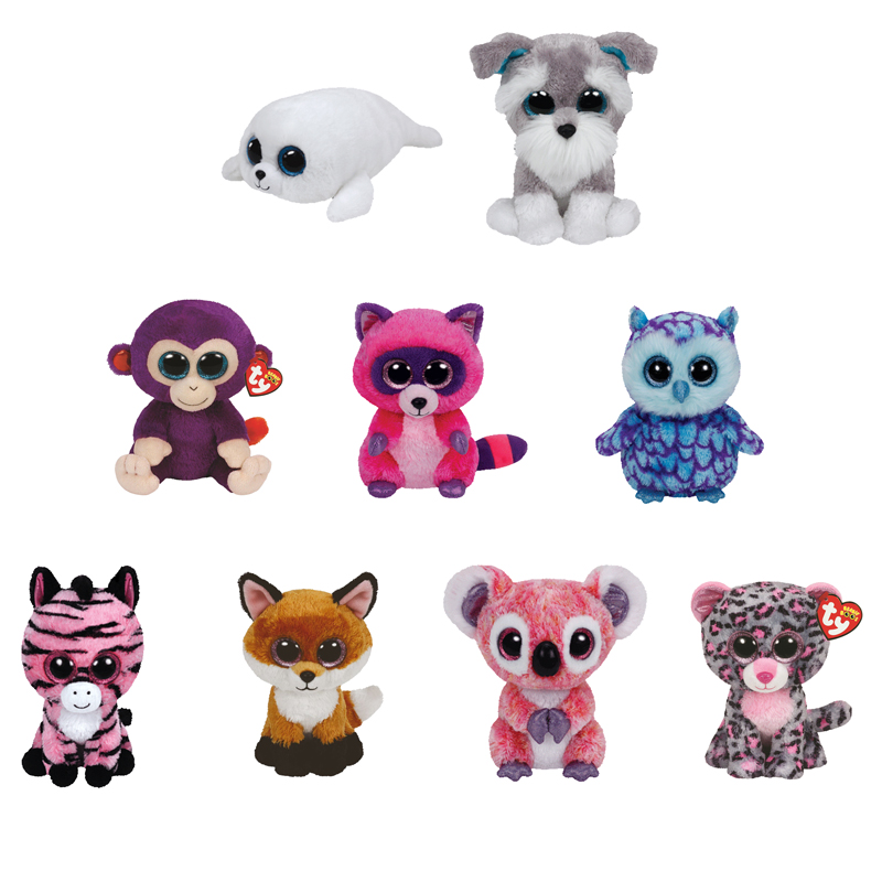 TY Beanie Boos - SET of 9 2015 SPRING Releases (Regular Size - 6 inch)