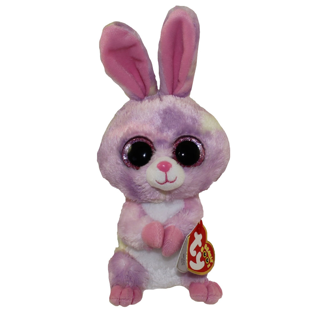 TY Beanie Boos - AVRIL the Purple Bunny (Glitter Eyes) (Exclusive) (Regular Size - 6 inch)