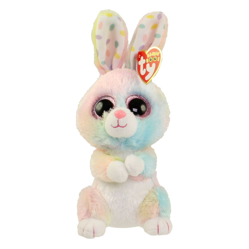 TY Beanie Boos - BUBBY the Bunny (Glitter Eyes) (Regular Size - 6 in)