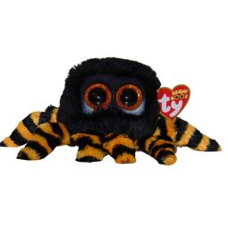 TY Beanie Boos - CHARLOTTE the Halloween Spider (Glitter Eyes)(Regular Size - 6 inch)