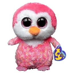 TY Beanie Boos - CHILLZ the Pink Penguin (Glitter Eyes) (Regular Size - 6 inch) *Limited Exclusive*