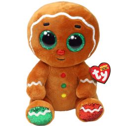 TY Beanie Boos - CRUMBLE the Gingerbread Man (Glitter Eyes)(Regular Size - 6 inch)