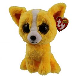 TY Beanie Boos - DANDELION the Yellow Dog (Glitter Eyes) (Show Exclusive) (Regular Size - 6 inch)