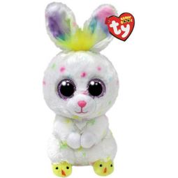 TY Beanie Boos - DUSTY the Easter Bunny Rabbit (Glitter Eyes)(Regular Size - 6 inch)
