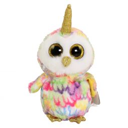 TY Beanie Boos - ENCHANTED the UniOwl (Regular Size - 6 inch)