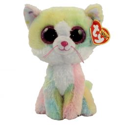 TY Beanie Boos - FLUFFY the Pastel Cat (Glitter Eyes)(Regular Size - 6 inch) *Exclusive*