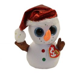 TY Beanie Boos - FLURRY the Snowman (Glitter Eyes)(Regular Size - 6 inch)