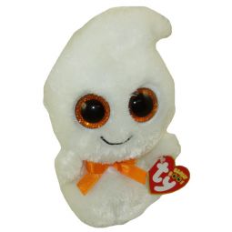 TY Beanie Boos - GHOSTY the Ghost (Glitter Eyes) (Regular Size - 6 inch) Rare!