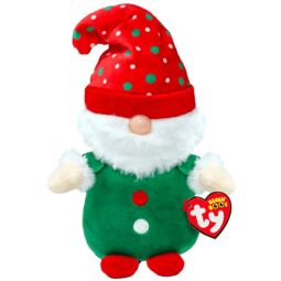 TY Beanie Boos - GNOLAN the Christmas Gnome (Glitter Eyes)(Regular Size - 6 inch)