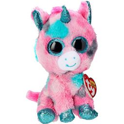 TY Beanie Boos - GUMBALL the Unicorn (Glitter Eyes)(Regular Size - 6 inch)