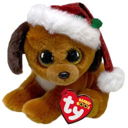 TY Beanie Boos - HOWLIDAYS the Dog (Glitter Eyes)(Regular Size - 6 inch)
