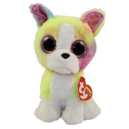 TY Beanie Boos - ISLA the Rainbow Bulldog (Glitter Eyes) (Regular Size - 6 inch) *Limited Exclusive*