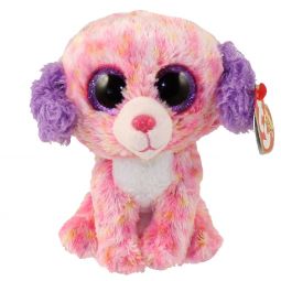 TY Beanie Boos - LONDON the Multicolored Dog (Glitter Eyes) (Regular Size - 6 inch) *Limited Excl.*