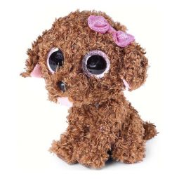 TY Beanie Boos - MADDIE the Brown Dog (Glitter Eyes) (Regular Size - 6 inch)