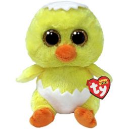 TY Beanie Boos - PEETIE the Easter Chick in Egg (Glitter Eyes)(Regular Size - 6 inch)
