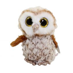 TY Beanie Boos - PERCY the Brown Owl (Glitter Eyes)(Regular Size - 6 inch)