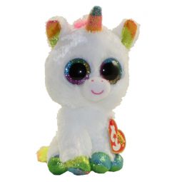 TY Beanie Boos - PIXY the Unicorn (Rainbow Glitter Eyes - Rainbow Horn) (Regular Size - 6 inch) *2nd
